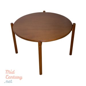 Round coffee table from the 1970s