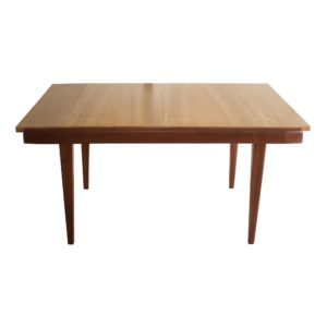 Extendable dining table made in France in the 1960s