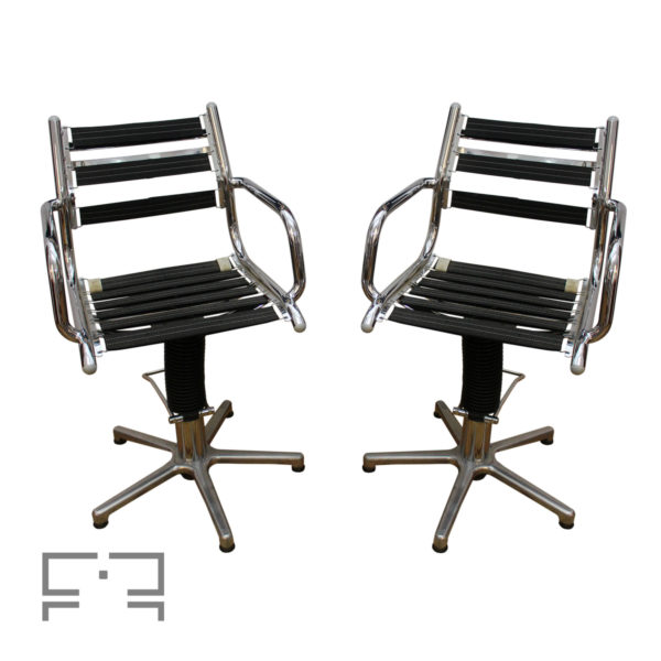 Two swivel (rotating) chairs made in Germany by Olymp, in the 1960s